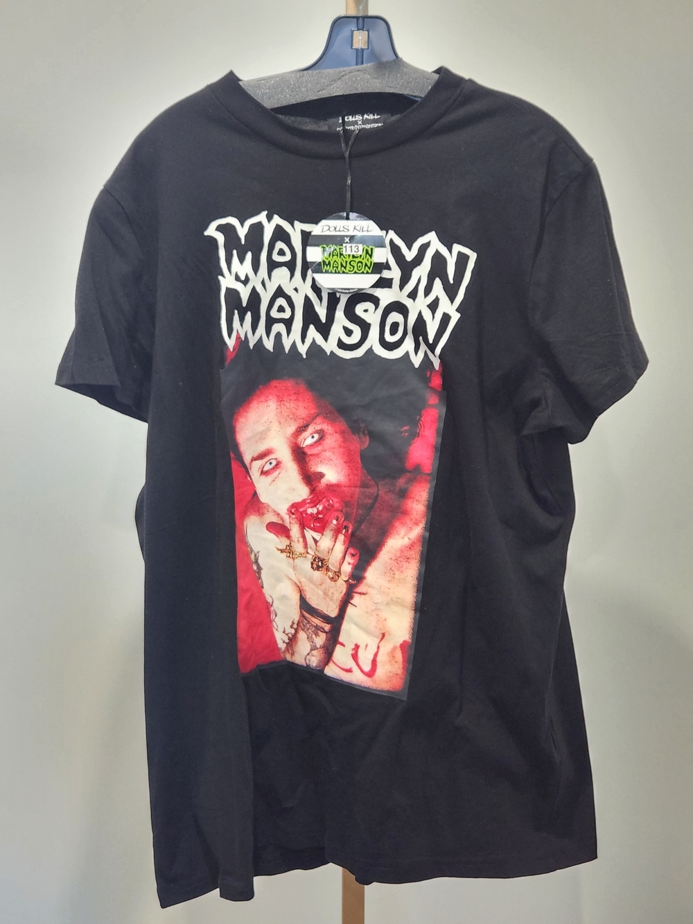 Dolls Kill x Marilyn Manson Ringer T-Shirt - Rare Canceled Unreleased NWT
